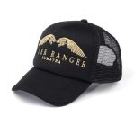 Tiger Ranger Back Trucker Hat With Gold Embroidery